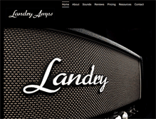 Tablet Screenshot of landryamps.com